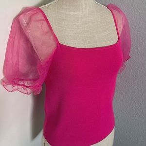 House of Harlow Woman’s Hot pink top
